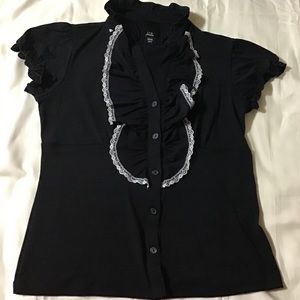 JTB Petite Médium Size Dress Short Sleeve Shirt